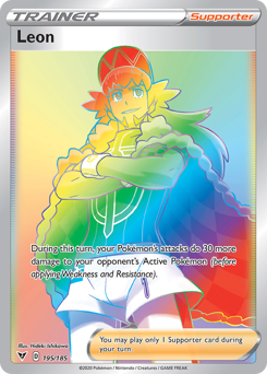 Leon (195/185) [Sword & Shield: Vivid Voltage] | GnG Games