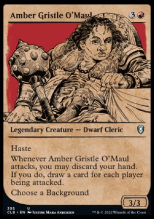 Amber Gristle O'Maul (Showcase) [Commander Legends: Battle for Baldur's Gate] | GnG Games