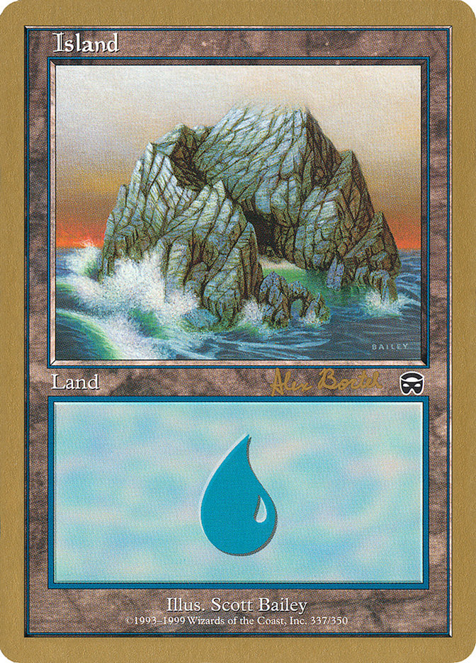 Island (ab337a) (Alex Borteh) [World Championship Decks 2001] | GnG Games