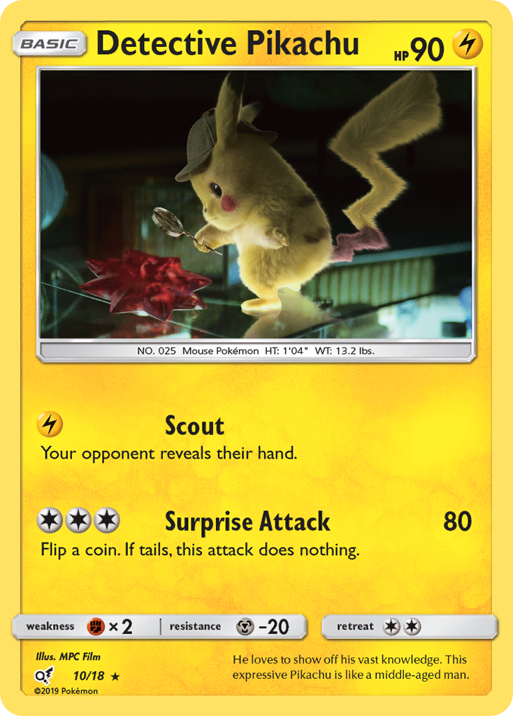 Detective Pikachu (10/18) [Sun & Moon: Detective Pikachu] | GnG Games