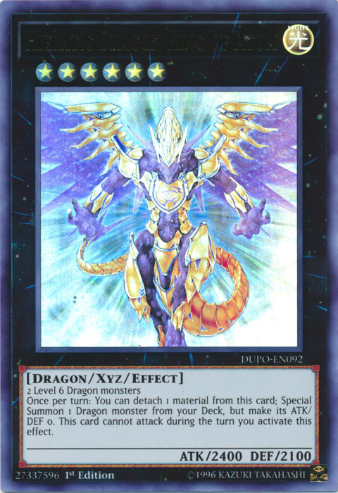 Hieratic Dragon King of Atum [DUPO-EN092] Ultra Rare | GnG Games