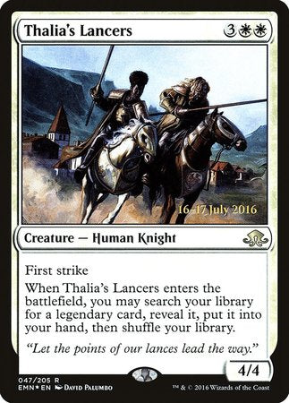 Thalia's Lancers [Eldritch Moon Promos] | GnG Games