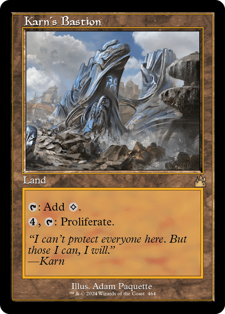Karn's Bastion (Retro Frame) [Ravnica Remastered] | GnG Games