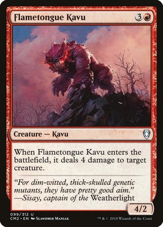 Flametongue Kavu [Commander Anthology Volume II] | GnG Games