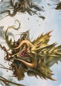 Canopy Baloth Art Card [Zendikar Rising Art Series] | GnG Games