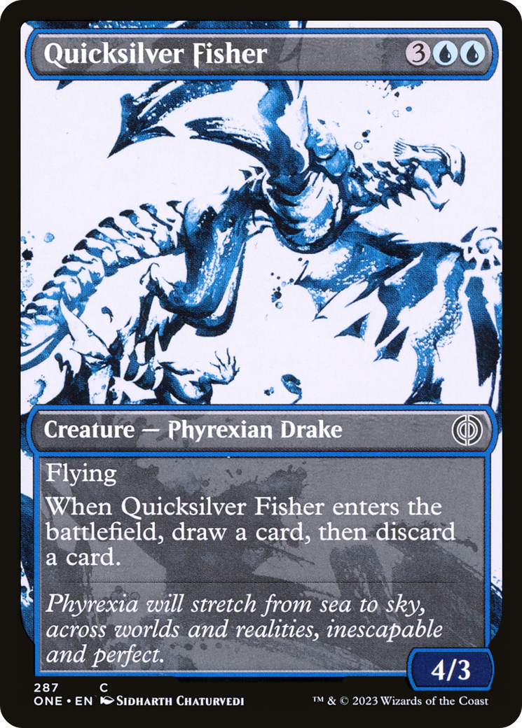 Quicksilver Fisher (Showcase Ichor) [Phyrexia: All Will Be One] | GnG Games