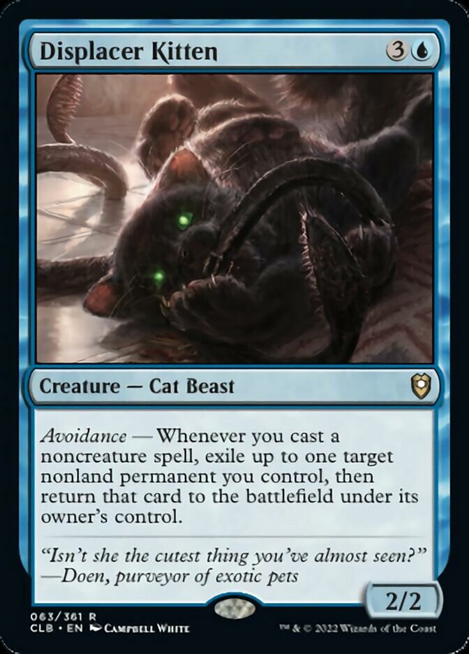 Displacer Kitten [Commander Legends: Battle for Baldur's Gate] | GnG Games