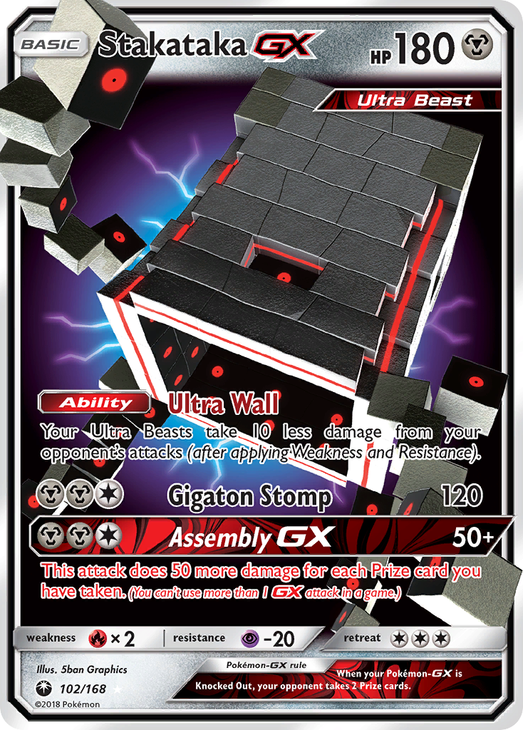 Stakataka GX (102/168) [Sun & Moon: Celestial Storm] | GnG Games