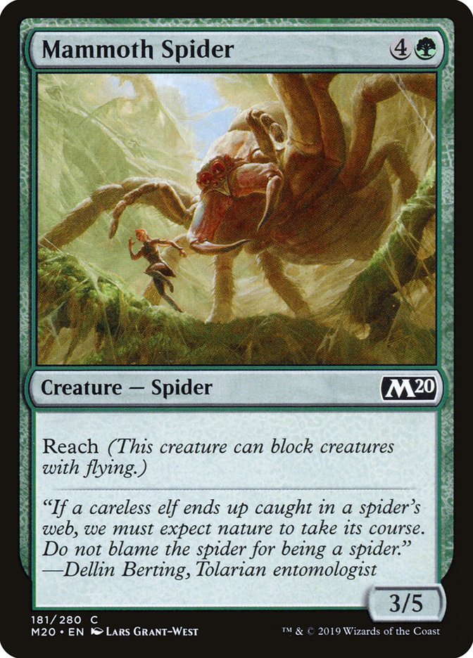 Mammoth Spider [Core Set 2020] | GnG Games