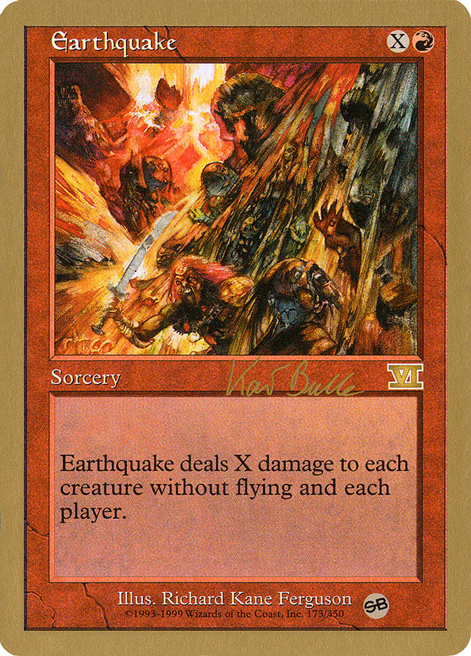 Earthquake (Kai Budde) (SB) [World Championship Decks 1999] | GnG Games