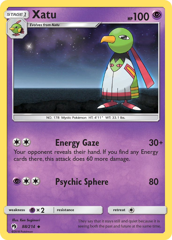 Xatu (88/214) [Sun & Moon: Lost Thunder] | GnG Games