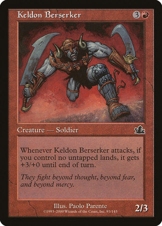 Keldon Berserker [Prophecy] | GnG Games