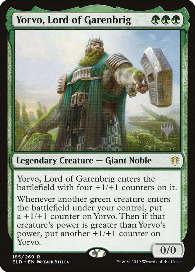 Yorvo, Lord of Garenbrig (Promo Pack) [Throne of Eldraine Promos] | GnG Games