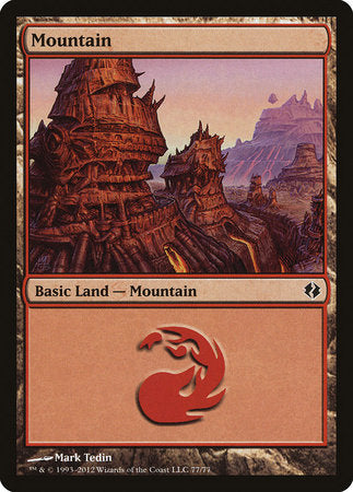 Mountain (77) [Duel Decks: Venser vs. Koth] | GnG Games