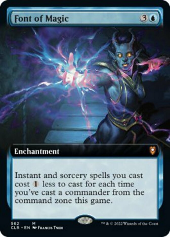 Font of Magic (Extended Art) [Commander Legends: Battle for Baldur's Gate] | GnG Games