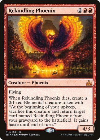 Rekindling Phoenix [Rivals of Ixalan] | GnG Games