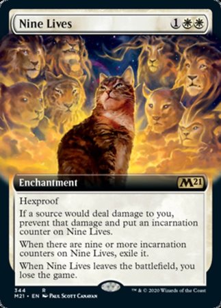 Nine Lives (Extended Art) [Core Set 2021] | GnG Games