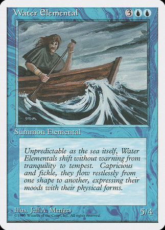 Water Elemental [Fourth Edition] | GnG Games