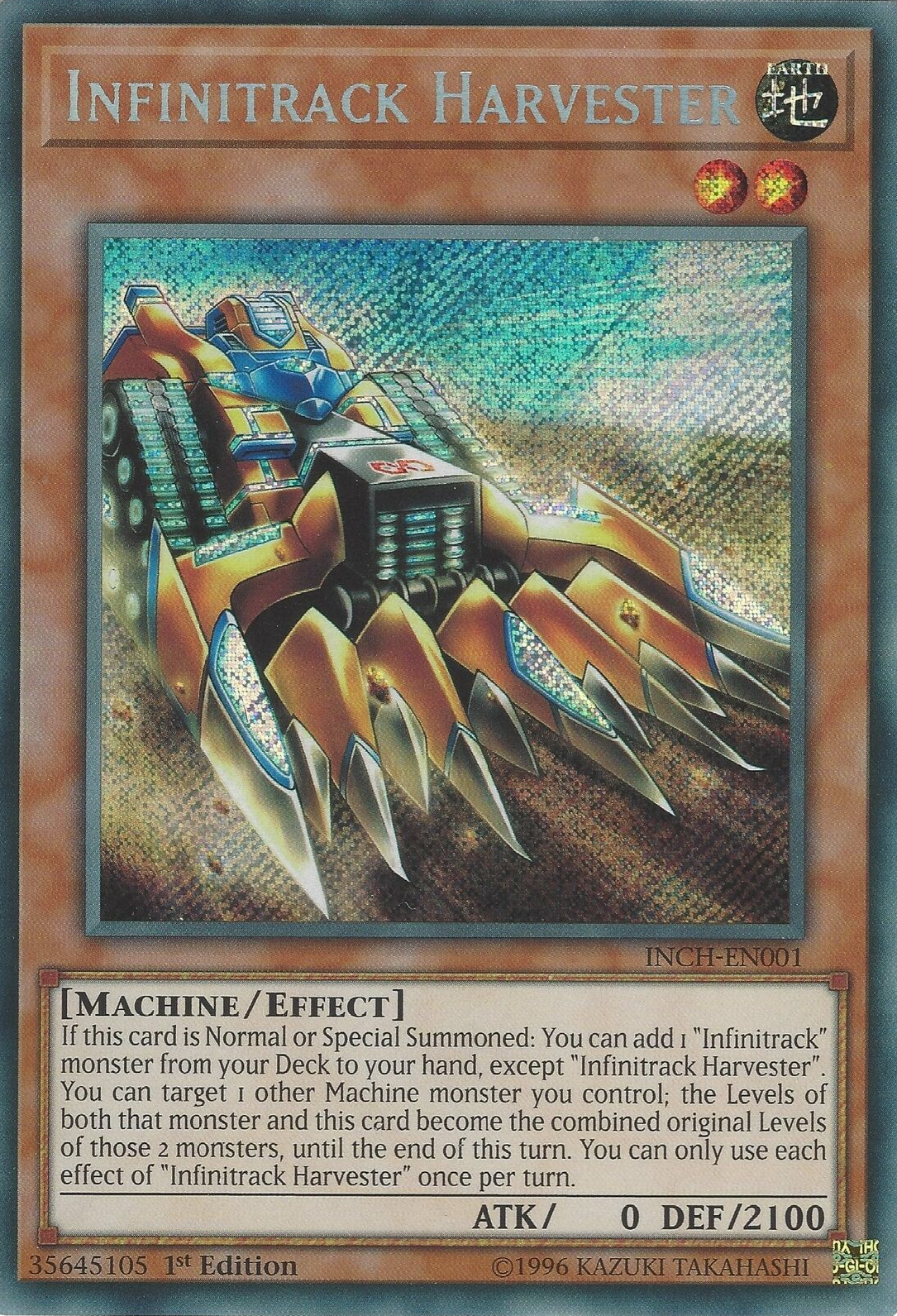 Infinitrack Harvester [INCH-EN001] Secret Rare | GnG Games
