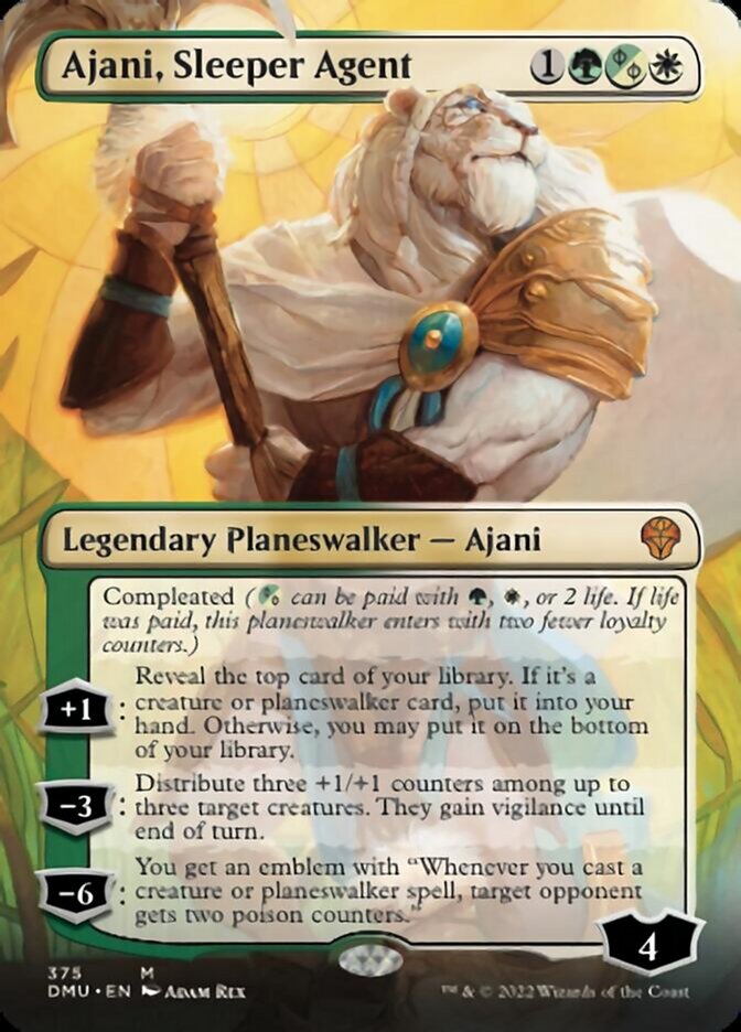 Ajani, Sleeper Agent (Borderless) (375) [Dominaria United] | GnG Games