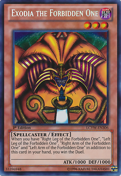 Exodia the Forbidden One [LCYW-EN306] Secret Rare | GnG Games