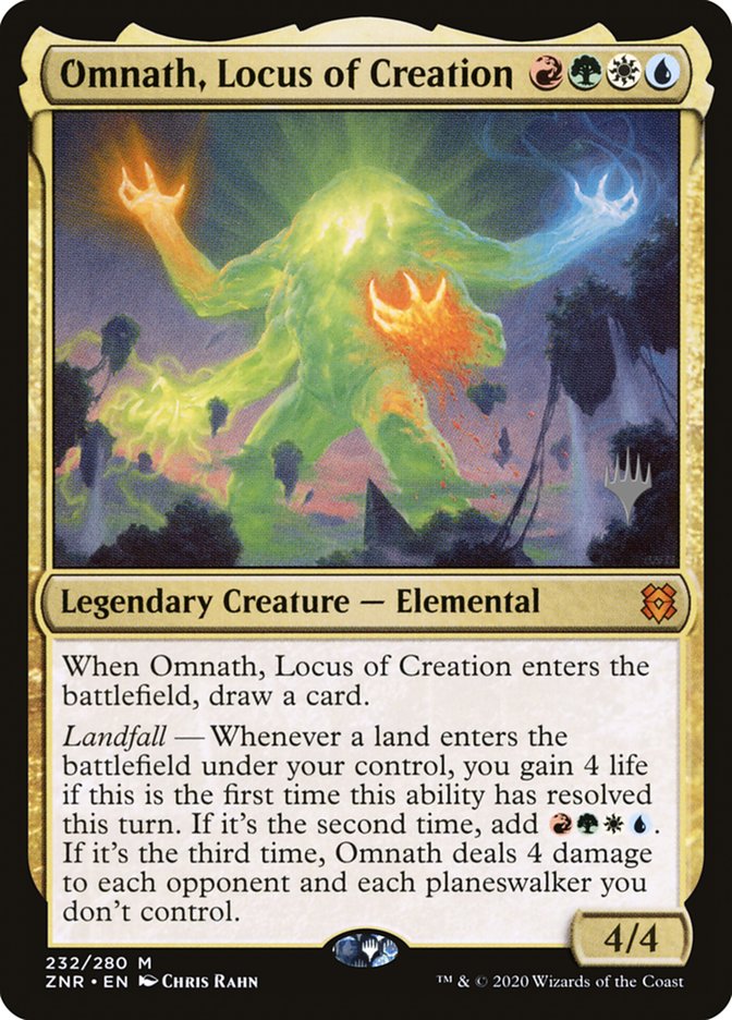 Omnath, Locus of Creation (Promo Pack) [Zendikar Rising Promos] | GnG Games