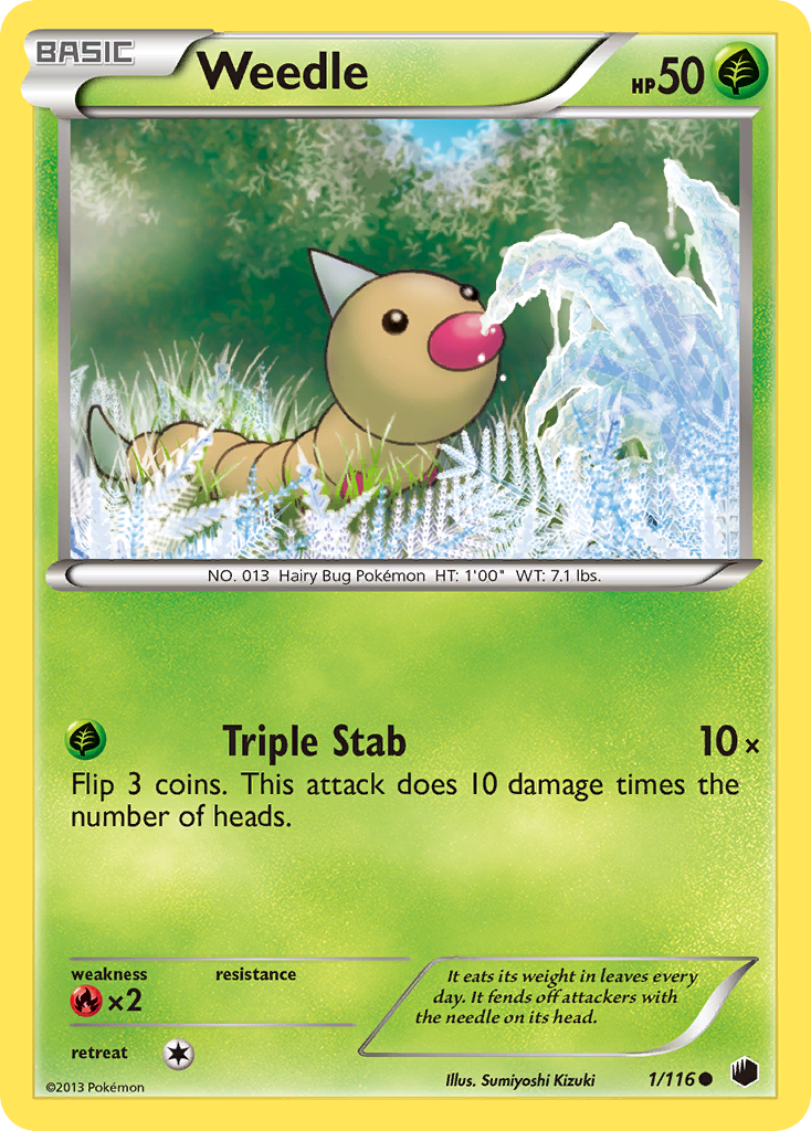 Weedle (1/116) [Black & White: Plasma Freeze] | GnG Games