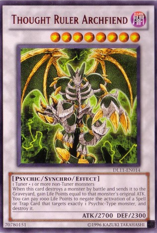 Thought Ruler Archfiend (Red) [DL11-EN014] Rare | GnG Games