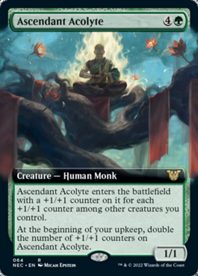 Ascendant Acolyte (Extended) [Kamigawa: Neon Dynasty Commander] | GnG Games