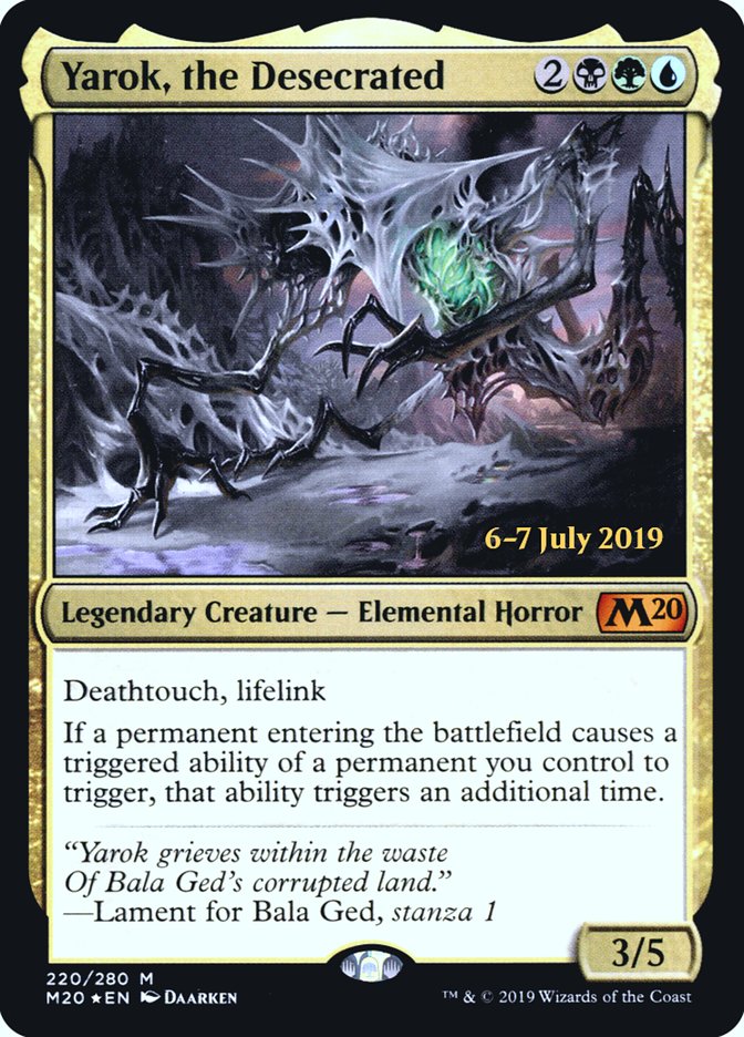Yarok, the Desecrated  [Core Set 2020 Prerelease Promos] | GnG Games