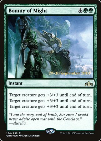 Bounty of Might [Guilds of Ravnica Promos] | GnG Games