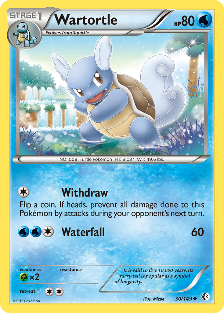 Wartortle (30/149) [Black & White: Boundaries Crossed] | GnG Games