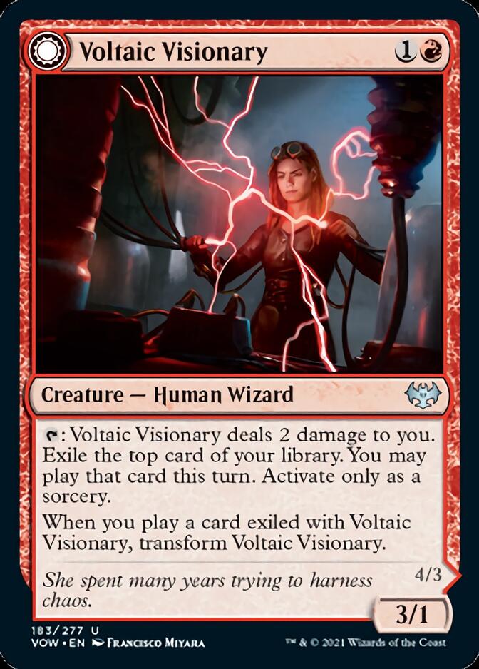 Voltaic Visionary // Volt-Charged Berserker [Innistrad: Crimson Vow] | GnG Games