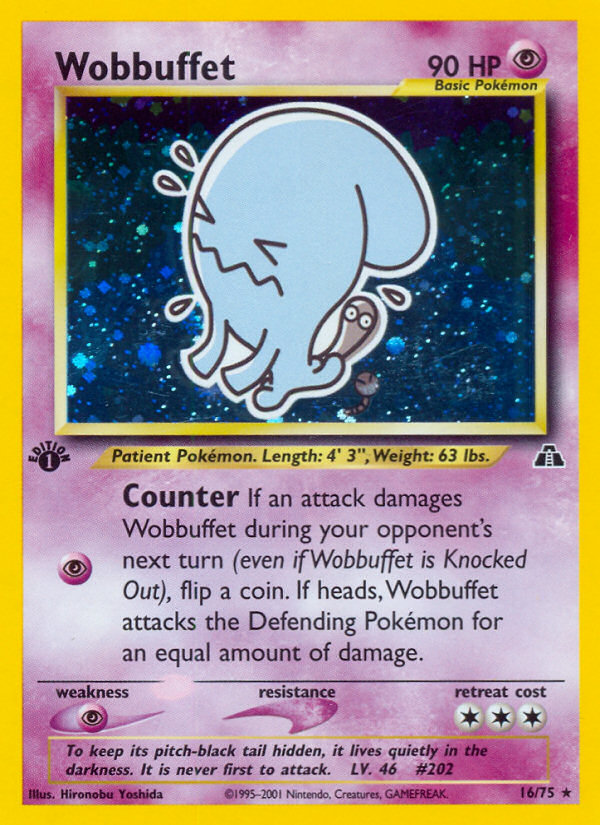 Wobbuffet (16/75) [Neo Discovery 1st Edition] | GnG Games