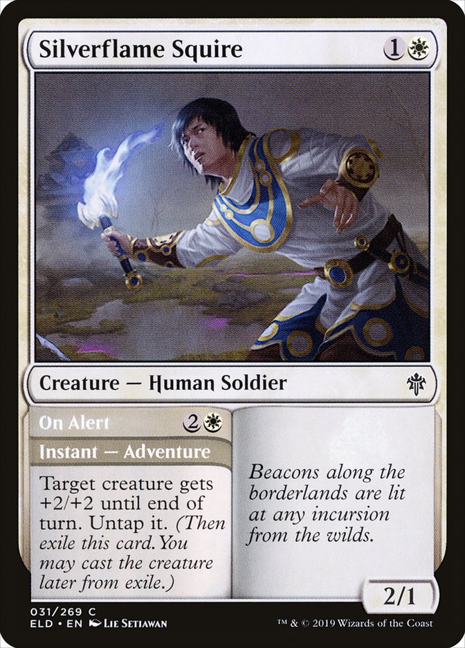 Silverflame Squire // On Alert [Throne of Eldraine] | GnG Games
