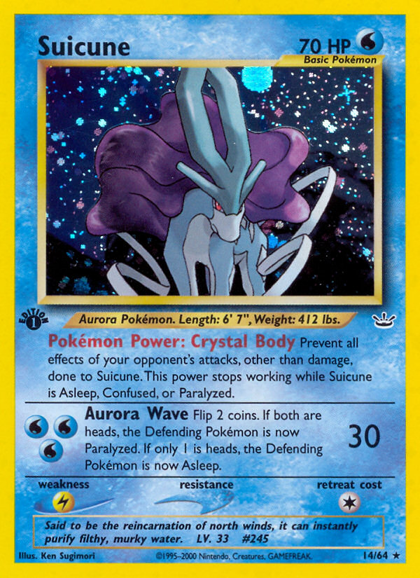 Suicune (14/64) [Neo Revelation 1st Edition] | GnG Games