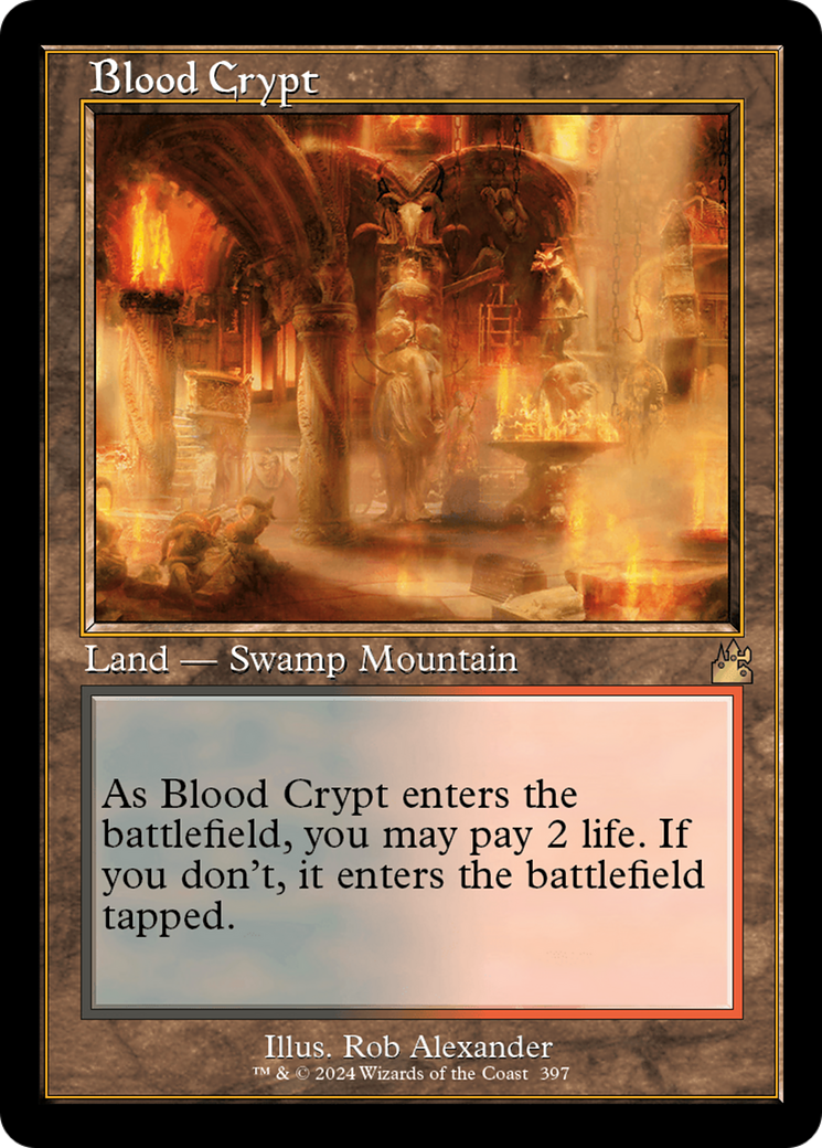 Blood Crypt (Retro) [Ravnica Remastered] | GnG Games