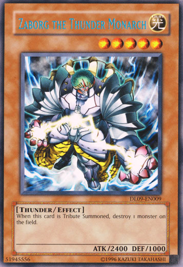 Zaborg the Thunder Monarch (Blue) [DL09-EN009] Rare | GnG Games