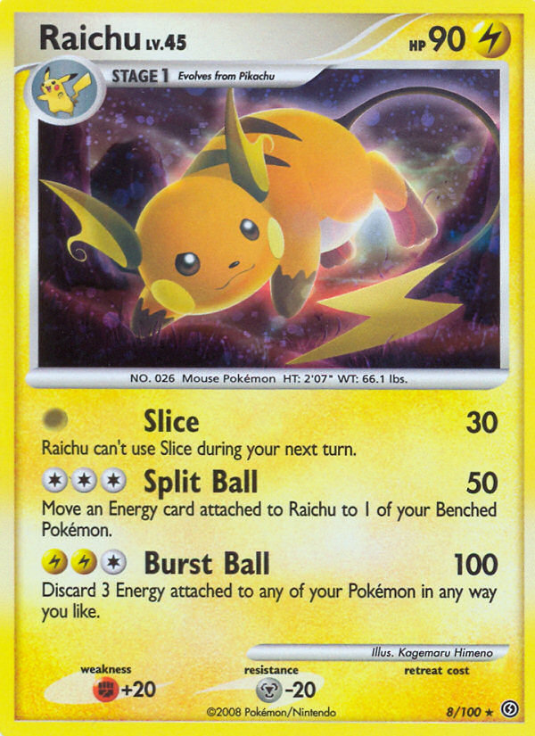 Raichu (8/100) [Diamond & Pearl: Stormfront] | GnG Games