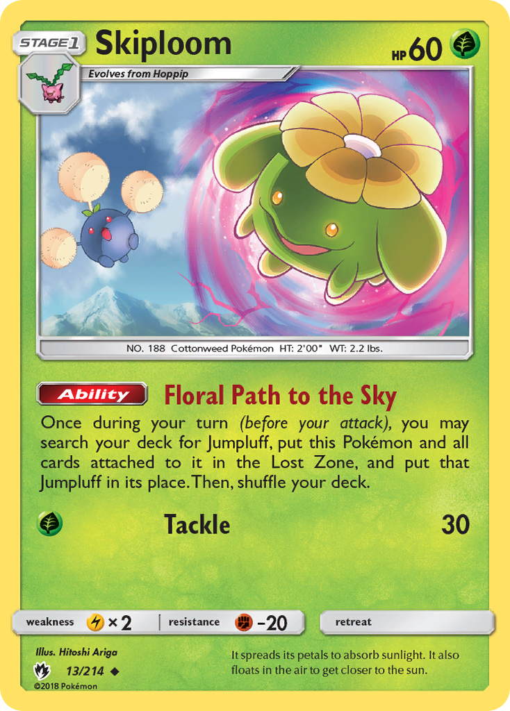 Skiploom (13/214) [Sun & Moon: Lost Thunder] | GnG Games
