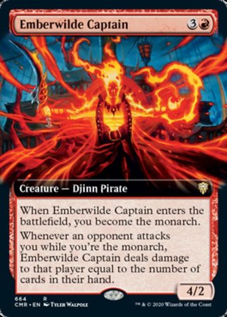 Emberwilde Captain (Extended Art) [Commander Legends] | GnG Games