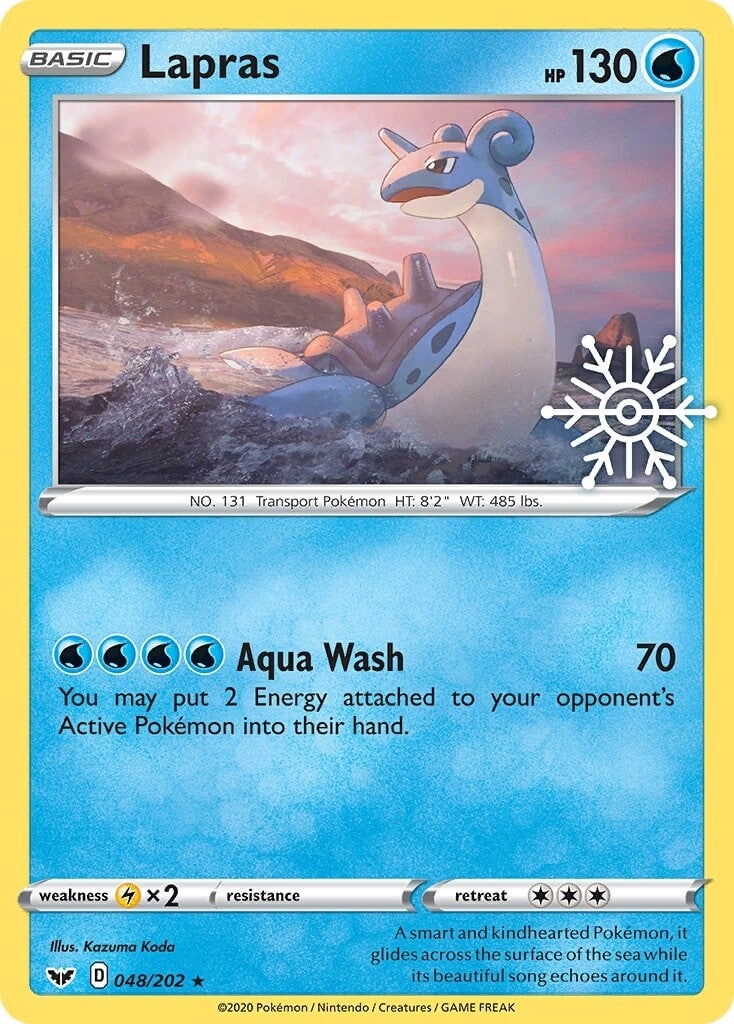 Lapras (048/202) (Holiday Calendar) [Sword & Shield: Base Set] | GnG Games