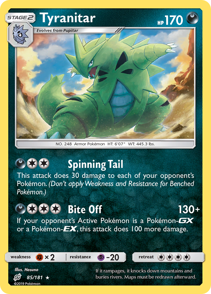 Tyranitar (85/181) [Sun & Moon: Team Up] | GnG Games