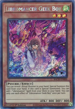 Libromancer Geek Boy [BACH-EN000] Secret Rare | GnG Games