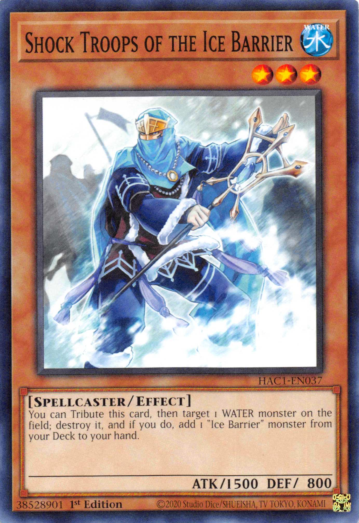 Shock Troops of the Ice Barrier [HAC1-EN037] Common | GnG Games