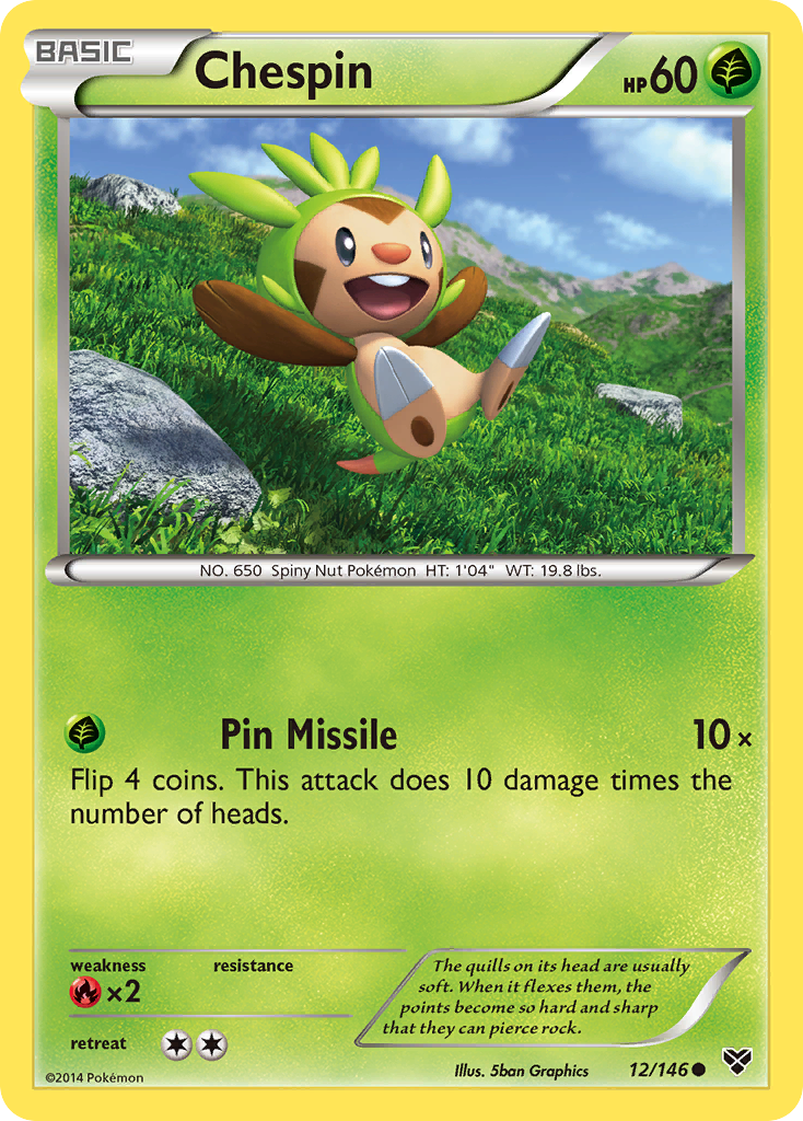 Chespin (12/146) [XY: Base Set] | GnG Games