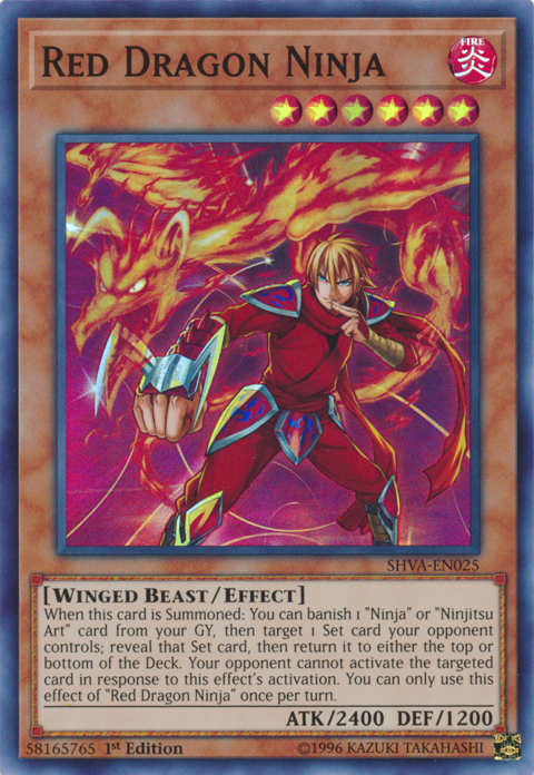 Red Dragon Ninja [SHVA-EN025] Super Rare | GnG Games