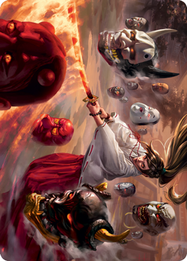 Unquenchable Fury Art Card [Kamigawa: Neon Dynasty Art Series] | GnG Games