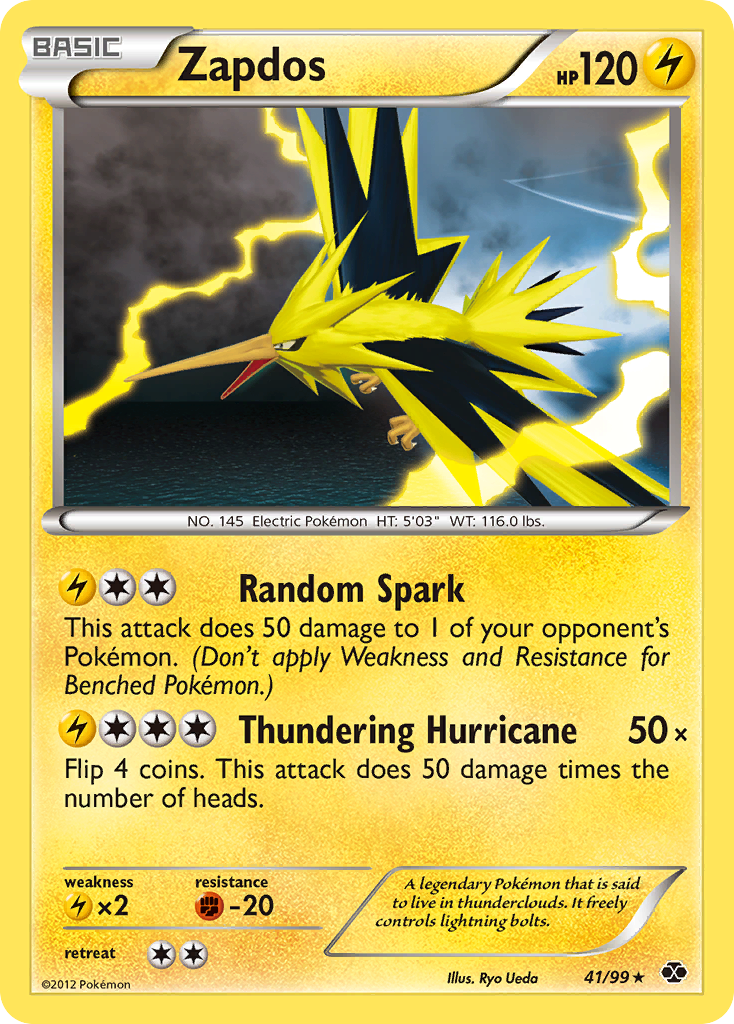 Zapdos (41/99) [Black & White: Next Destinies] | GnG Games