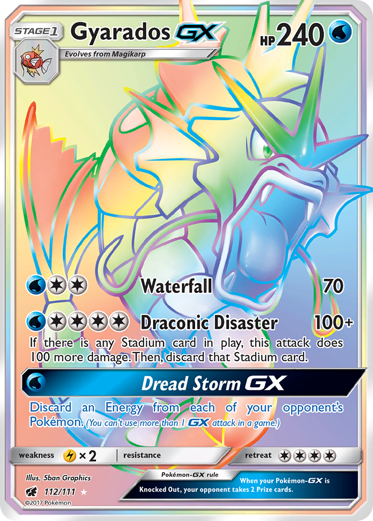 Gyarados GX (112/111) [Sun & Moon: Crimson Invasion] | GnG Games